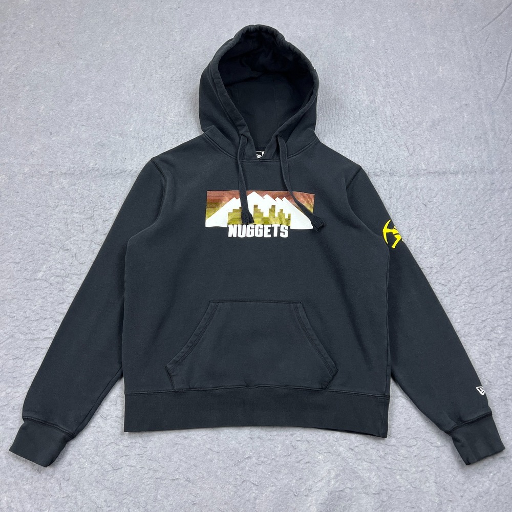 Denver Nuggets Hoodie Mens‎ Medium NBA Basketball Pullover Sweatshirt New Era